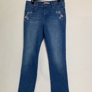 Levi Strauss Womens Skinny Mid Rise Jeans Size 32
